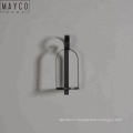 Mayco Church Decorative Wall Mounted Sconce Wrought Iron Candleholder ,Black Metal Candlestick Antique Candle Holder